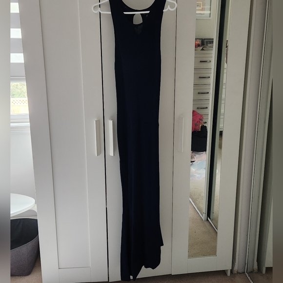 Nicole Miller Navy Knit Dress - Picture 3 of 4